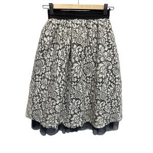 Senzatempo Made in Italy Lace & Tulle Midi Skirt 🖤 Whimsigoth Balletcore‎ Vibes